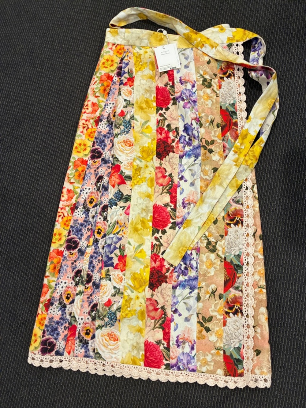 Zimmerman Floral Patchwork A-Line Skirt